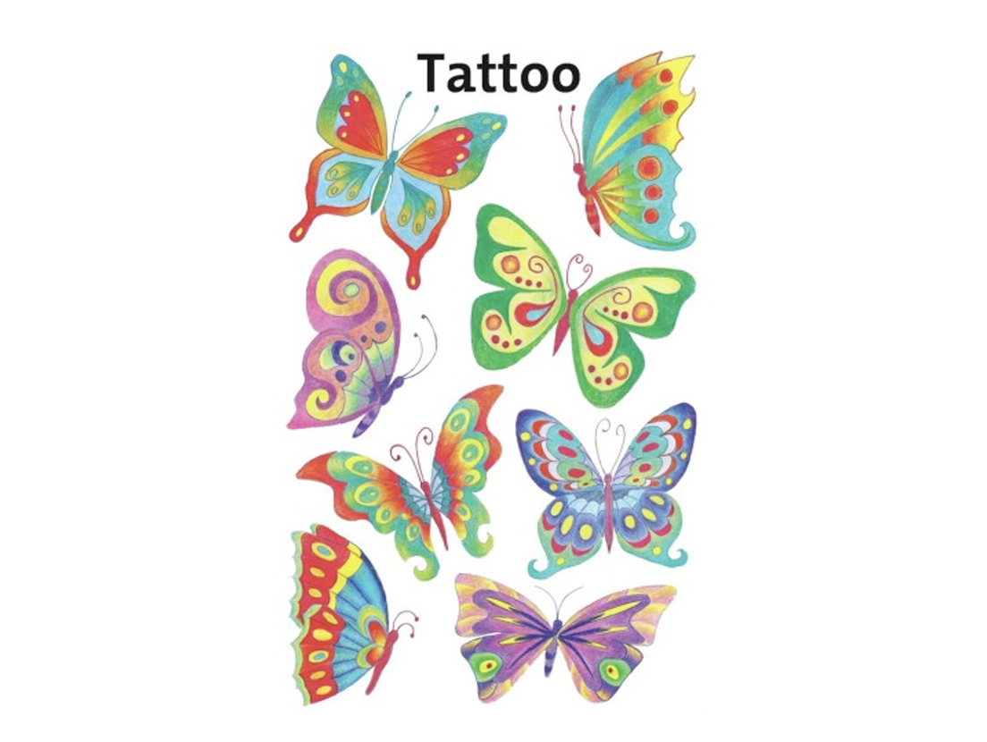Children Tattoos (Butterflies, Tattoo film) 1