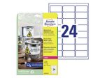 Weatherproof film labels (L4773-20) 1