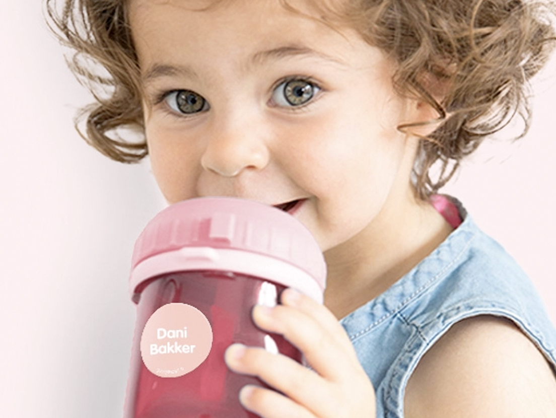 Round Namestickers (White Icon) 5