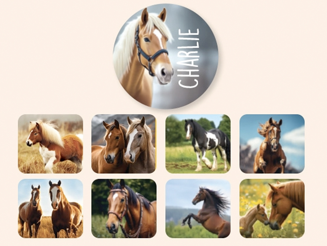 Round Realistic Name Stickers 4