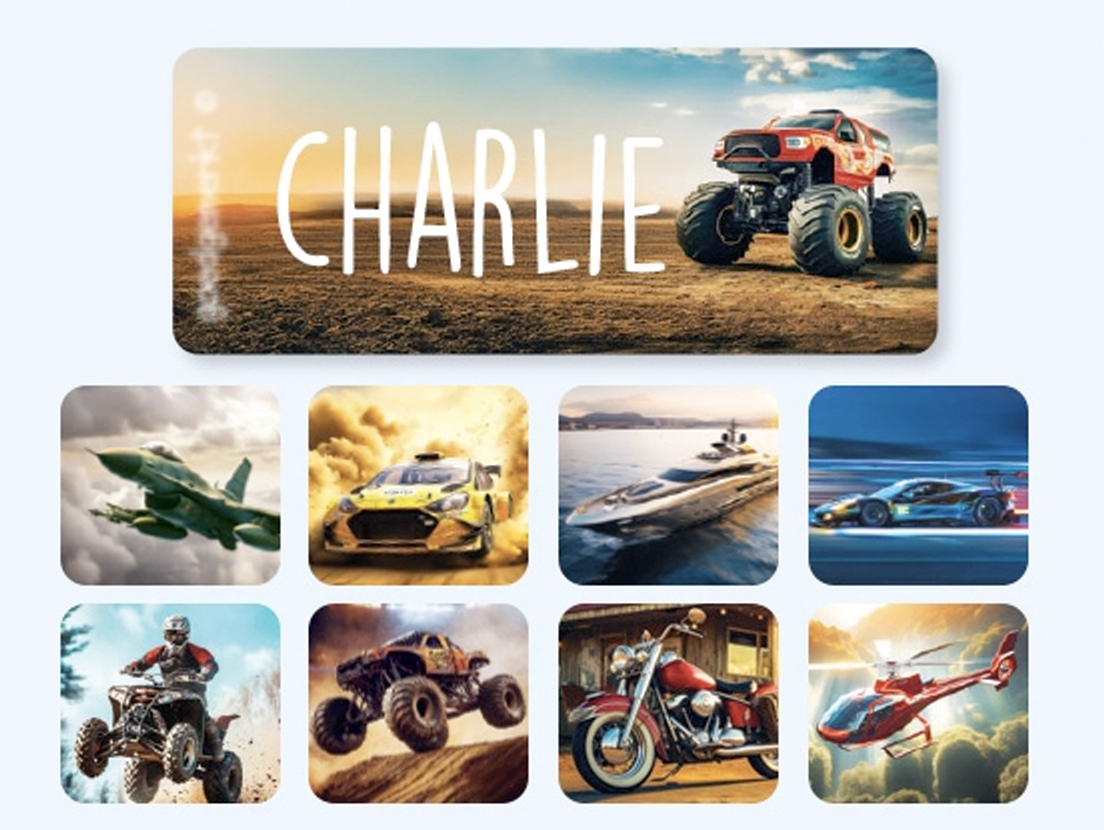 Small Real World Name Stickers 5