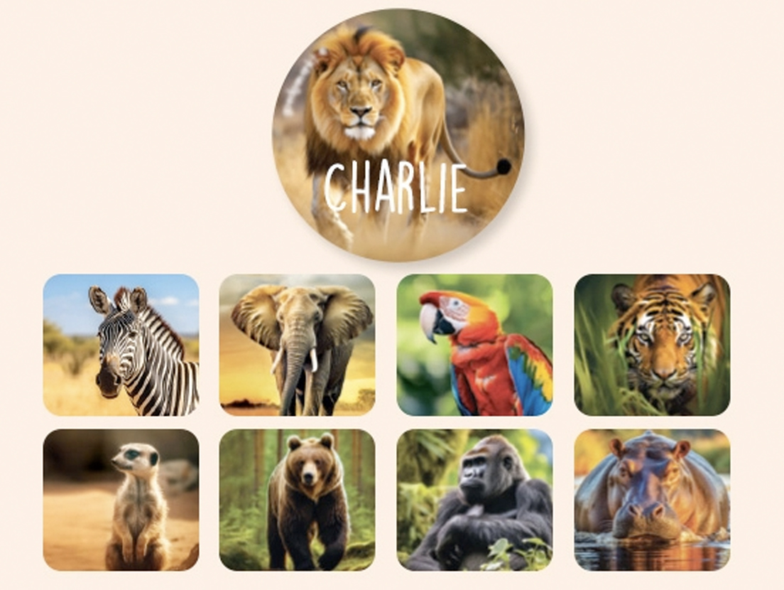 Round Realistic Name Stickers 9