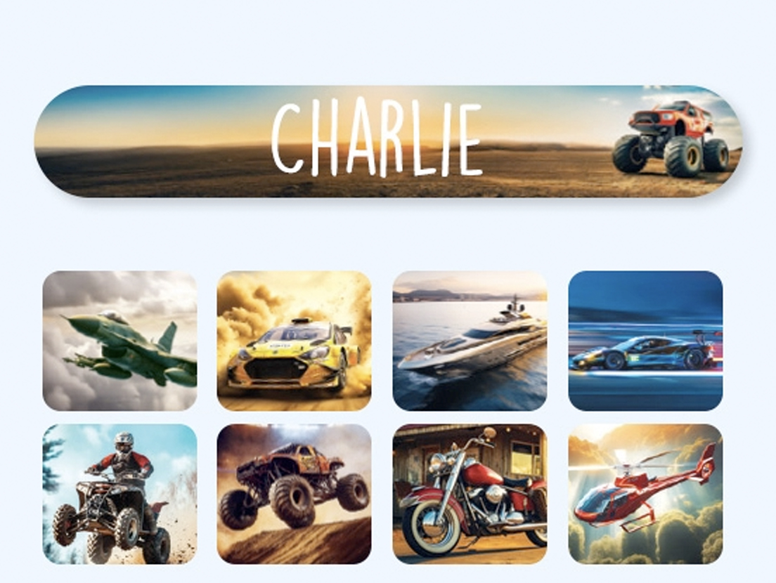 Mini Realistic Name Stickers 7