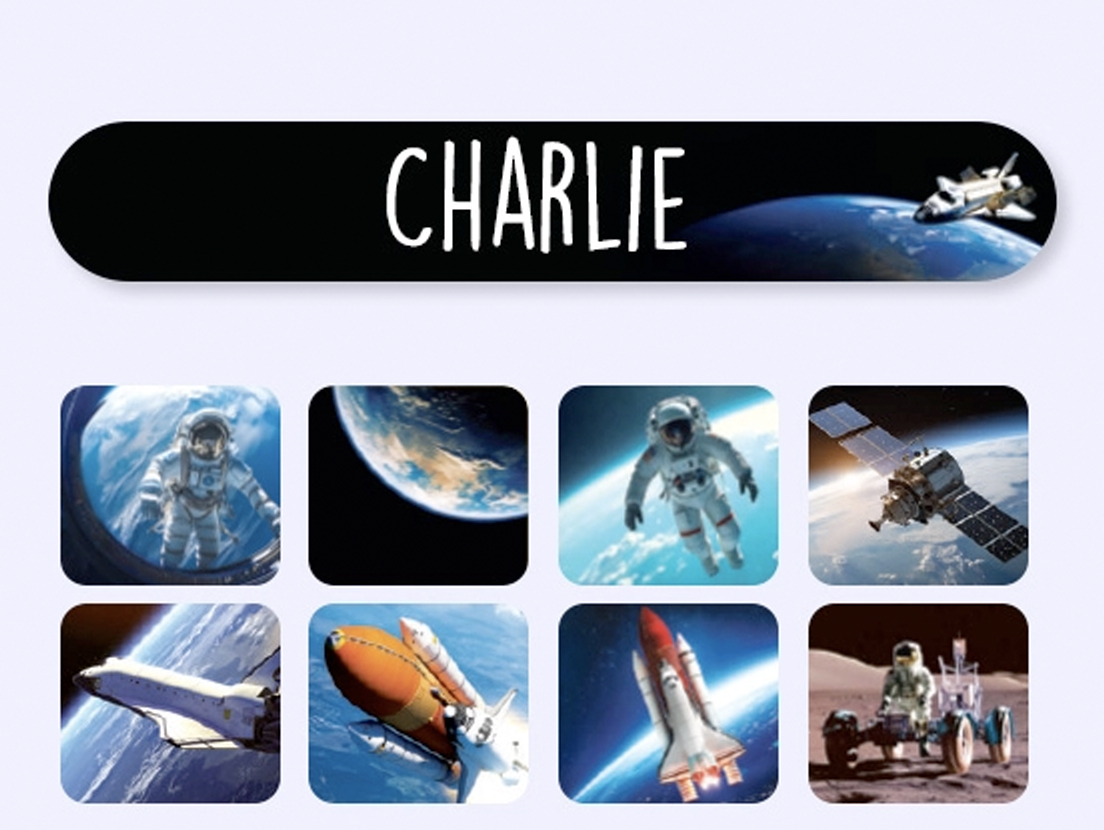 Mini Realistic Name Stickers 4