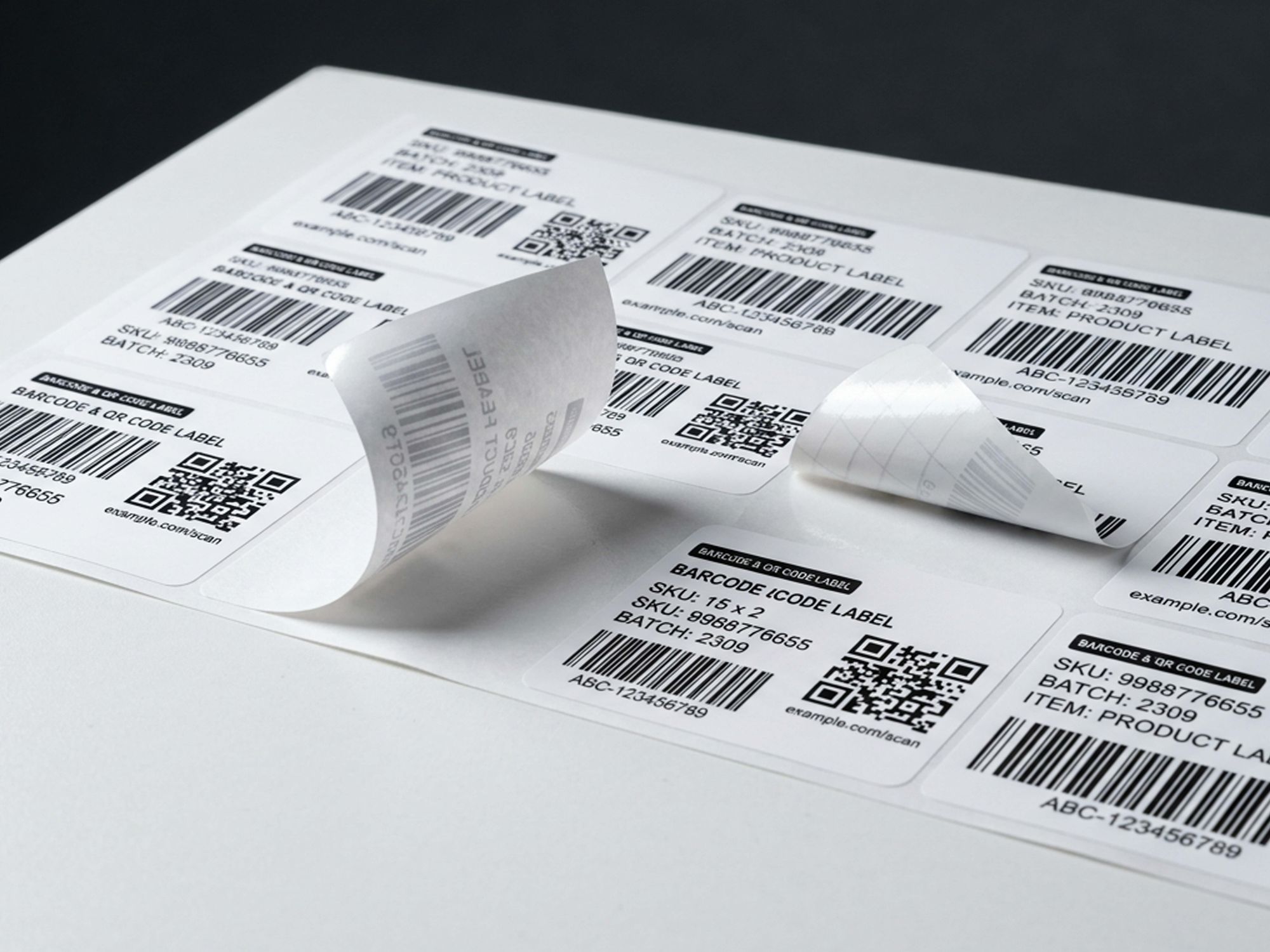 Barcode & QR Labels 2