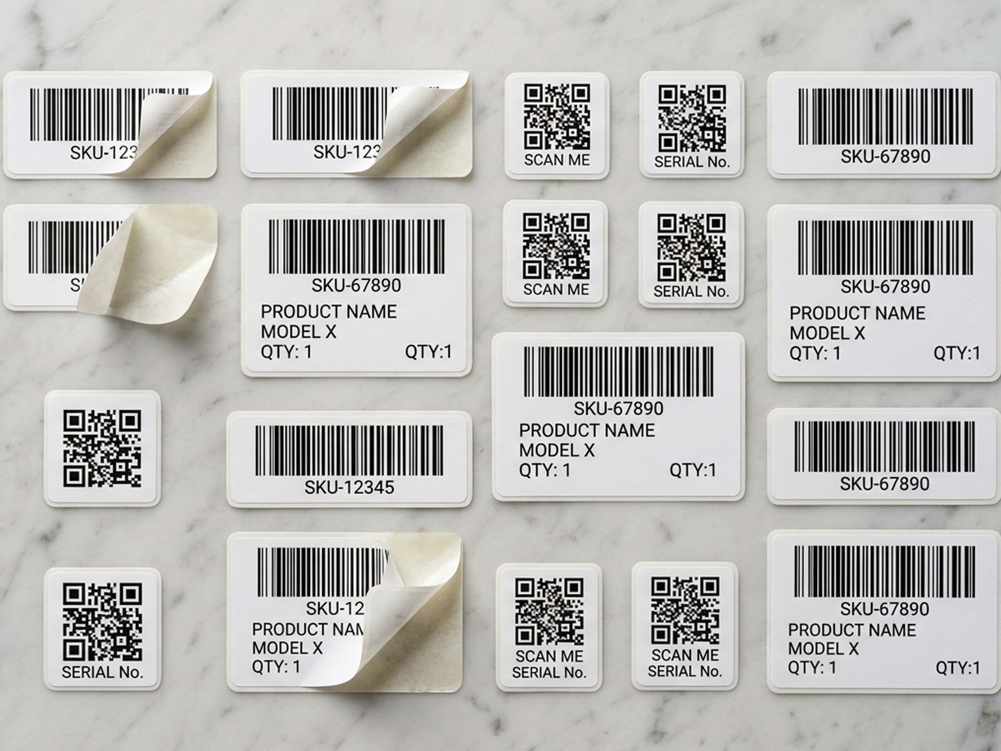 Barcode & QR Labels 3