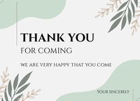 A6 Thank You Card V01