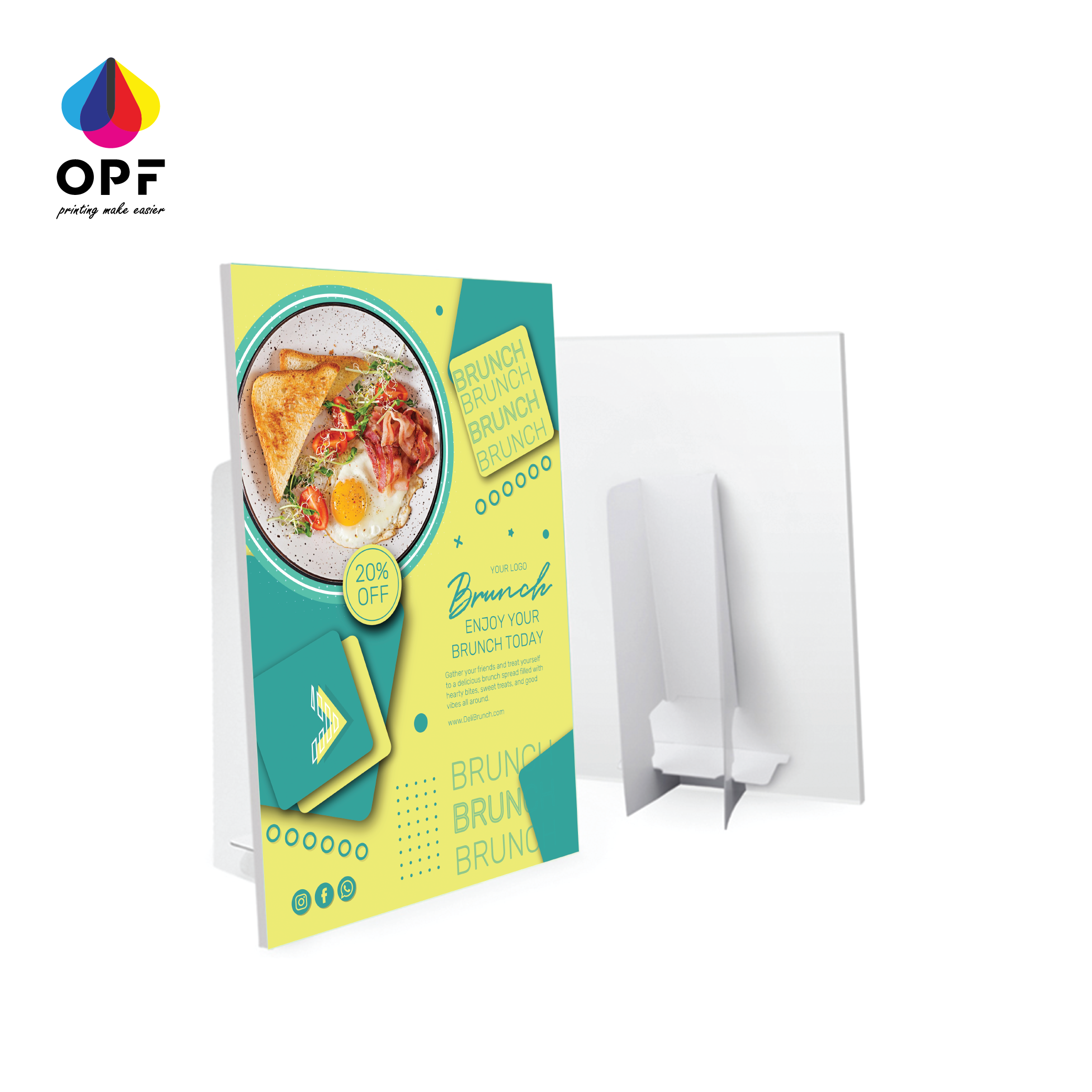 Foamboard Table Display