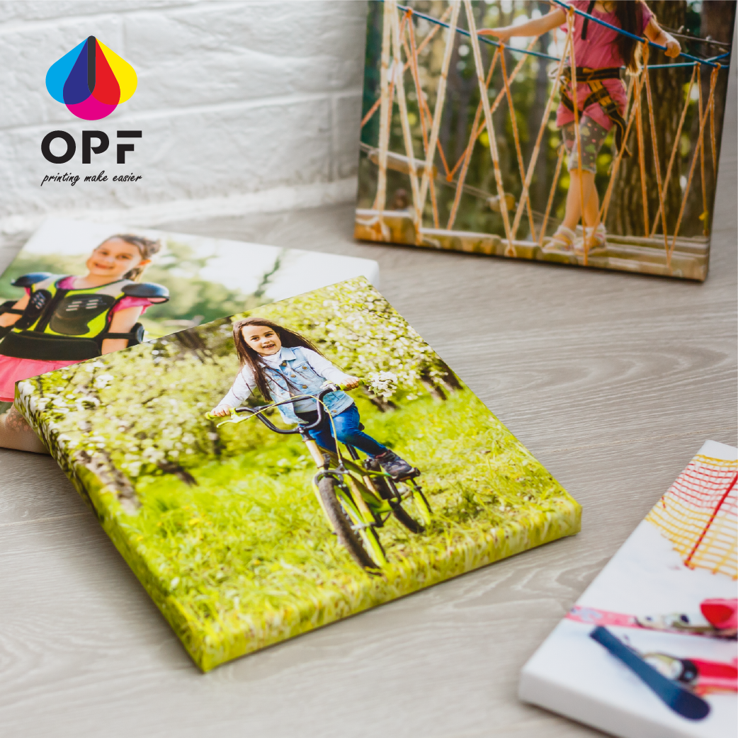 Photo Canvas with Wooden Frame