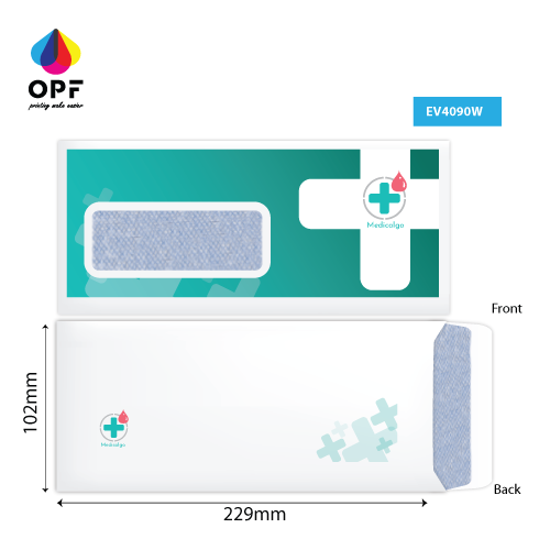 102mm(H) x 229mm(W), Window