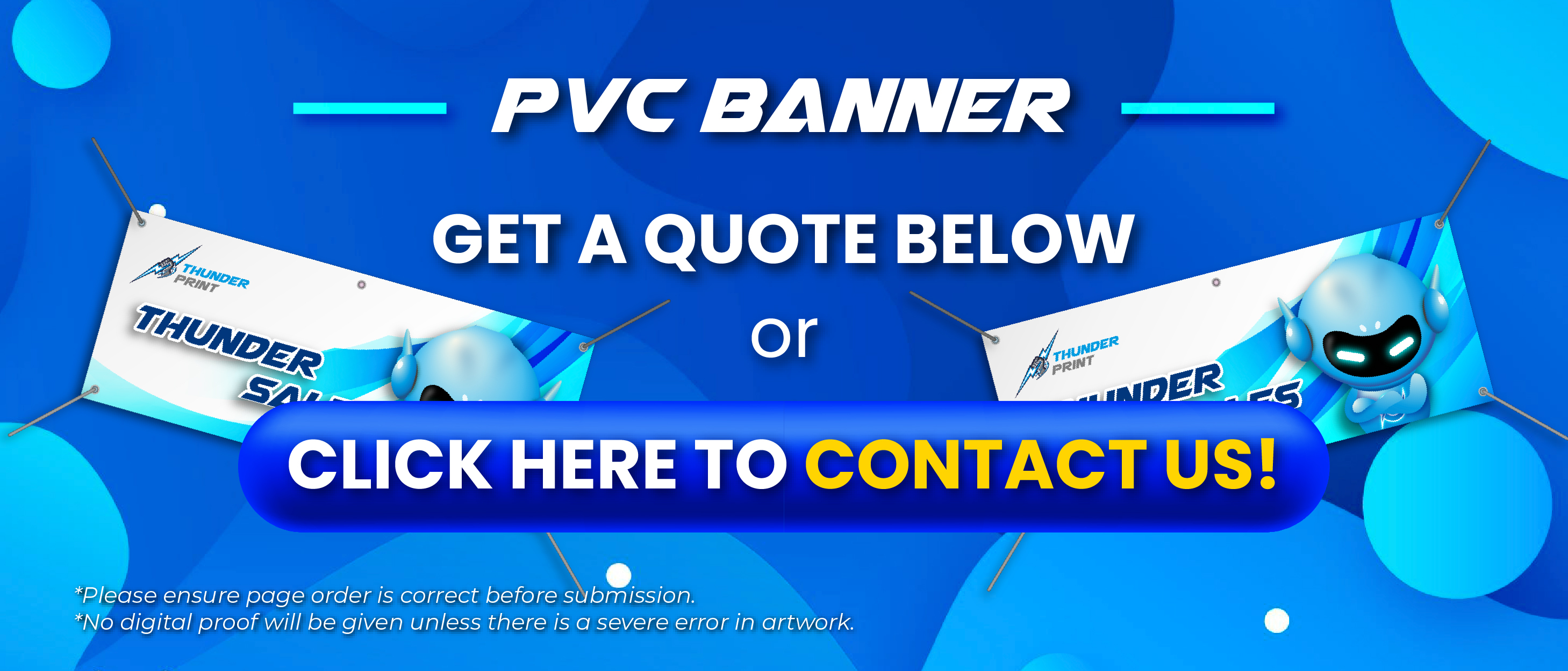 Pvc Bunner PVC Banner - ThunderprintSG