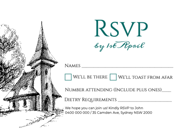 Church RSVP Front