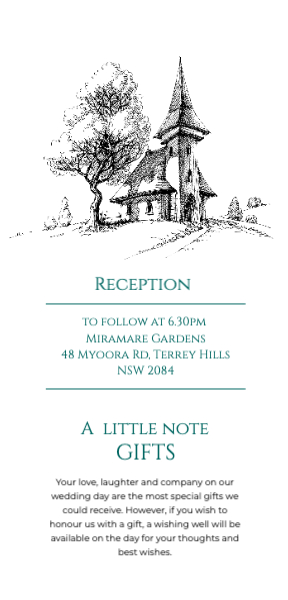 Church Invitation Back