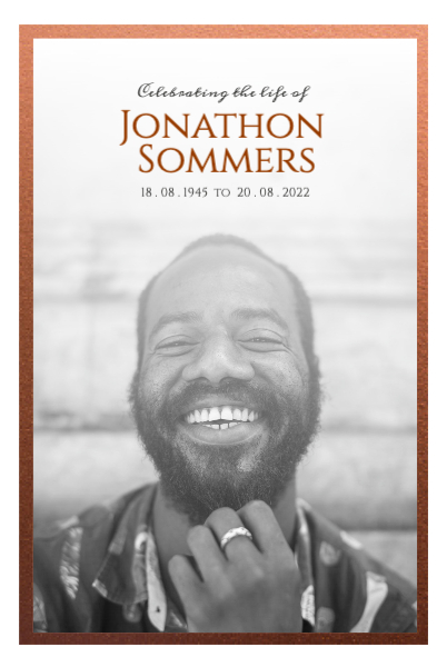 Celebrating the Life of Front