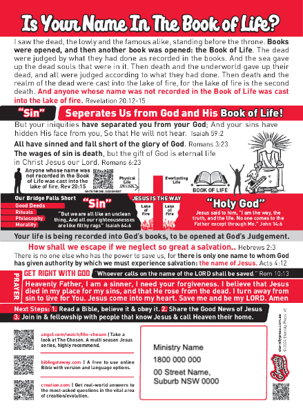 Where Will You Spend Eternity- Flat Inside