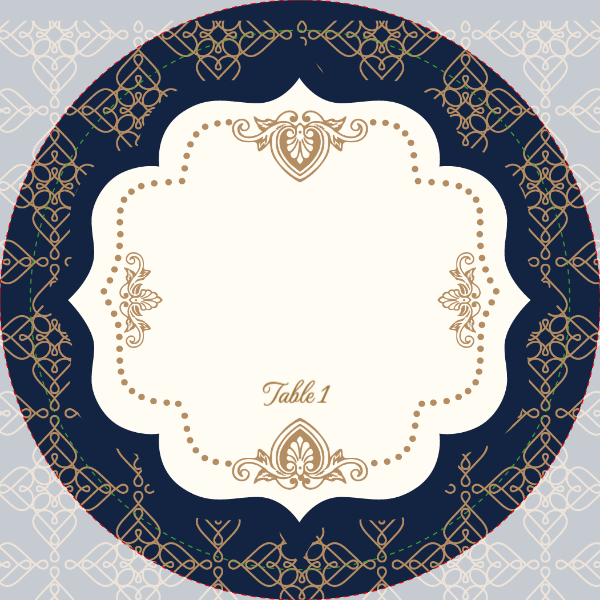 Victorian Blue Back