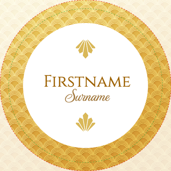Gatsby Gold Front