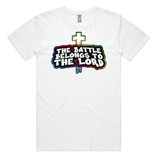 The Battle Belongs to the Lord (White)