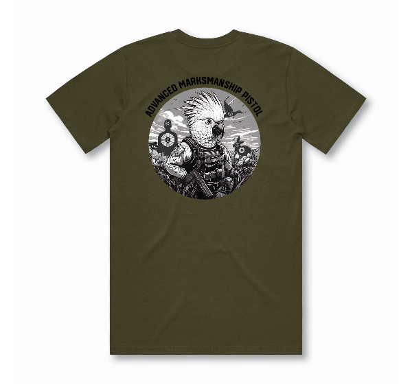 Advanced Marksmanship Pistol |  Green T-shirt