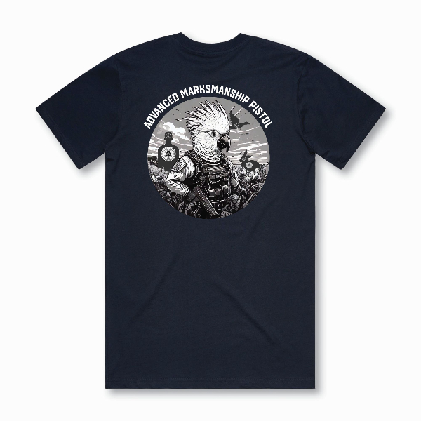 Advanced Marksmanship Pistol |  Navy T-shirt