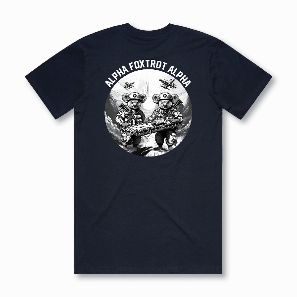Alpha Foxtrot Alpha |  Navy T-shirt