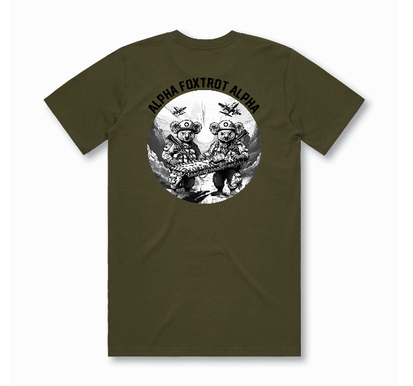 Alpha Foxtrot Alpha |  Green T-shirt