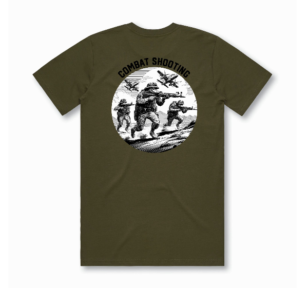 Combat Shooting |  Green T-shirt