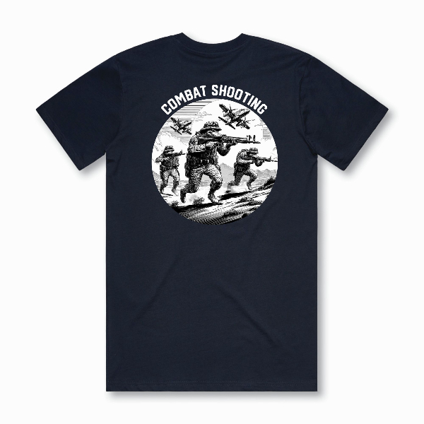 Combat Shooting |  Navy T-shirt