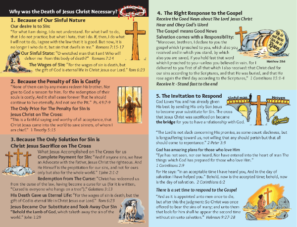 The Real Story of Easter - Folded Inside