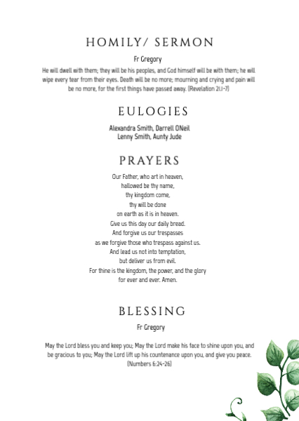 Celebrating the Life of