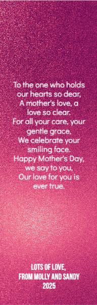 For a Wonderful Mother Back