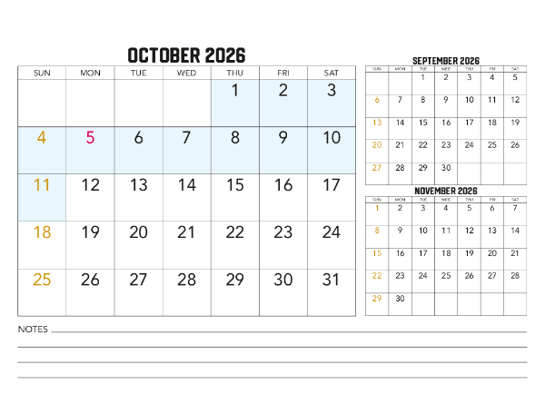 2026 Calendar (NSW)