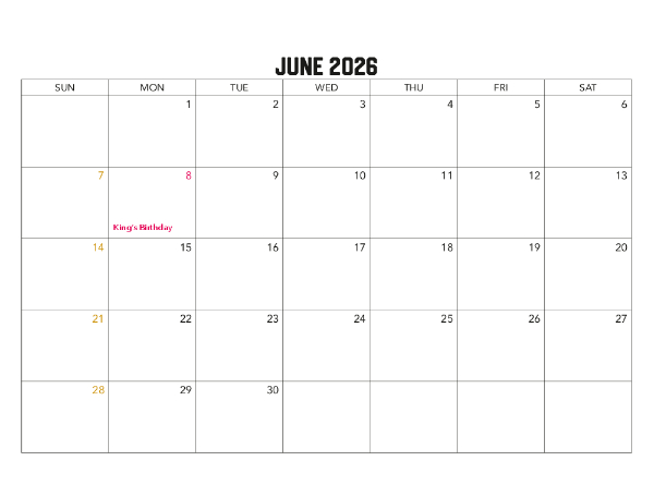 2025-2026 Financial Calendar (NSW) Family Photos
