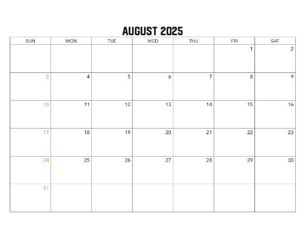 2025-2026 Financial Calendar (VIC) Family Photos