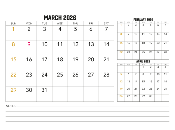 2025-2026 Financial Calendar (VIC)