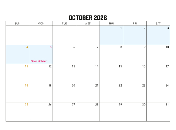 2026 Calendar (QLD) Family Photos