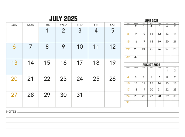 2025-2026 Financial Calendar (QLD)