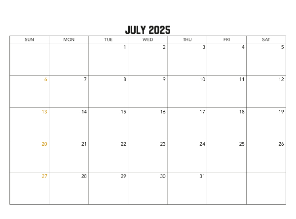 2025-2026 Financial Calendar (Australia Wide) Family Photos