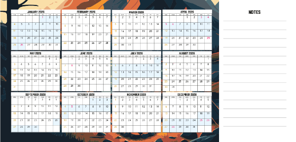2026 Calendar V1 (NSW) Front 