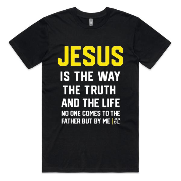 Jesus is the Way - Black Shirt