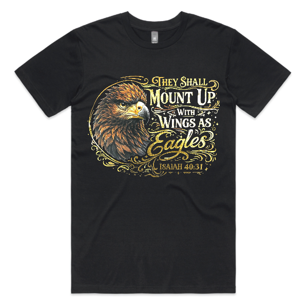 Eagles Isaiah 40:31 (Black)