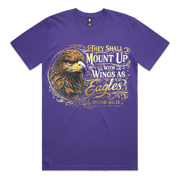 Eagles Isaiah 40:31 (Violet)