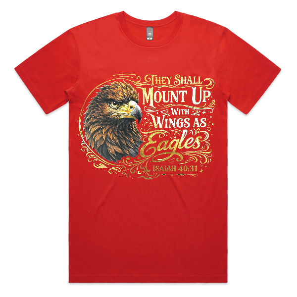 Eagles Isaiah 40:31 (Red)