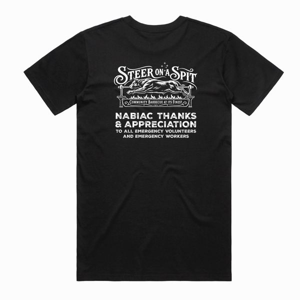 Steer on a Spit Black - Nabiac Back Full