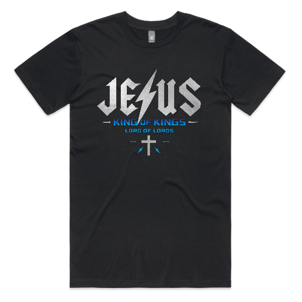 King of Kings [Black - with Blue highlights] Front
