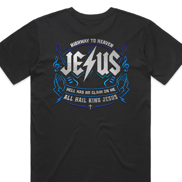 King of Kings [Black - with Blue highlights] Back