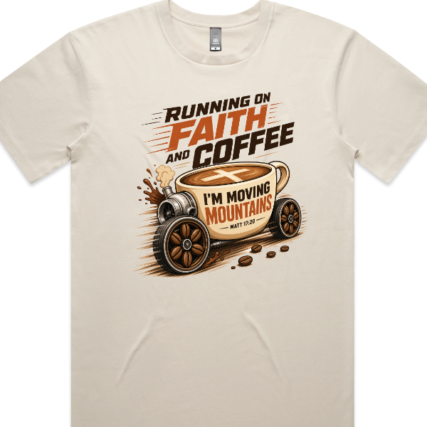 Running On Faith and Coffee 2 Standard Front