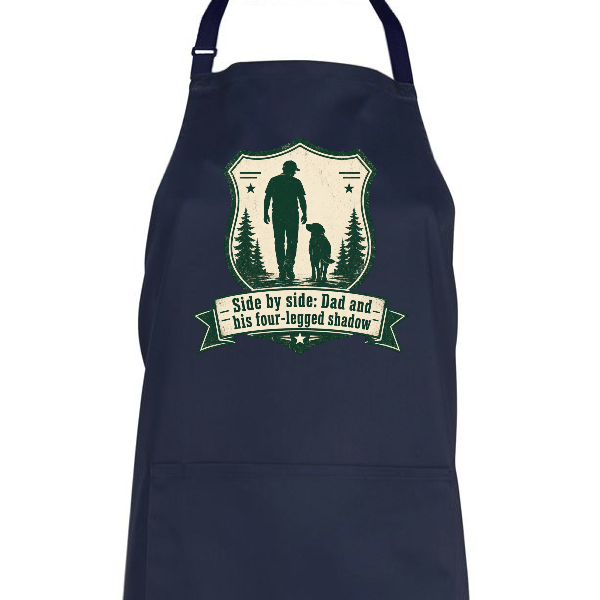 Dad and four legged shaddow Front Chest