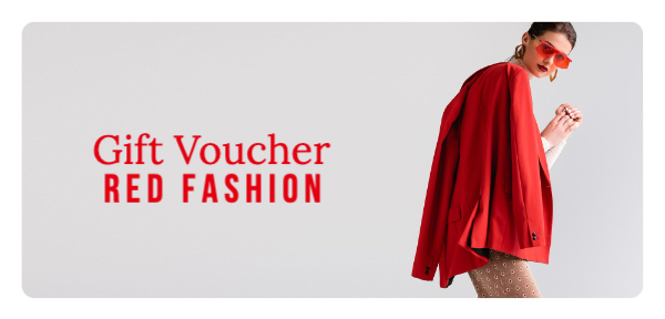 Red Fashion Custom Amount Front