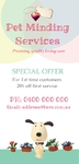 Pet Minding Flyers Front